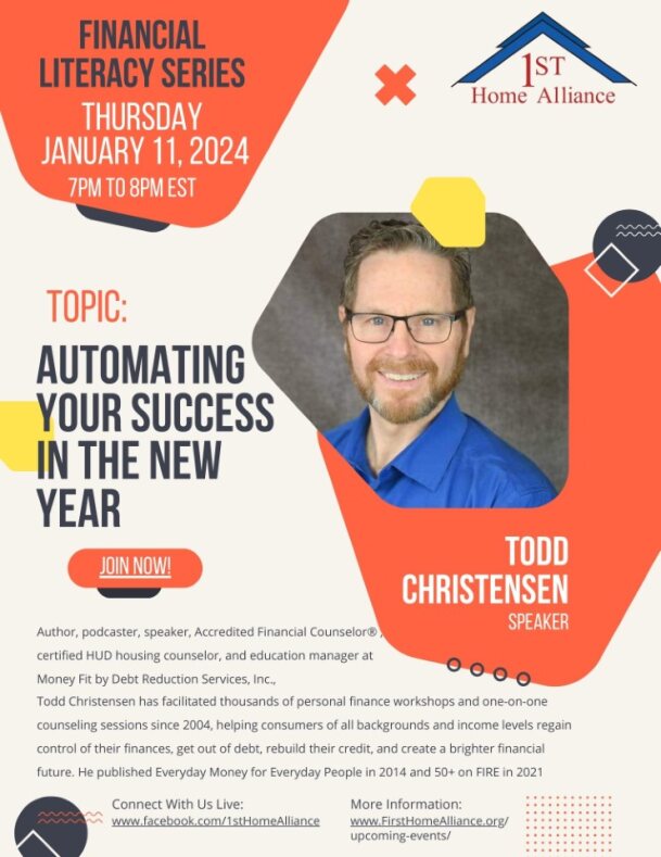 Financial Literacy Series Automating Your Success In The New Year